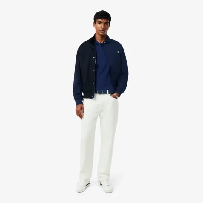 Slim Fit L.12.12 Piqua-pikétröja för herr Slim Fit L.12.12 Piqua-pikétröja för herr