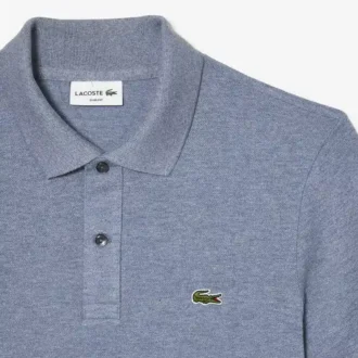 Slim Fit L.12.12 Piqua-pikétröja för herr