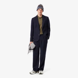 Slim Fit L.12.12 Piqua-pikétröja för herr