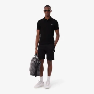 Slim Fit L.12.12 Piqua-pikétröja för herr