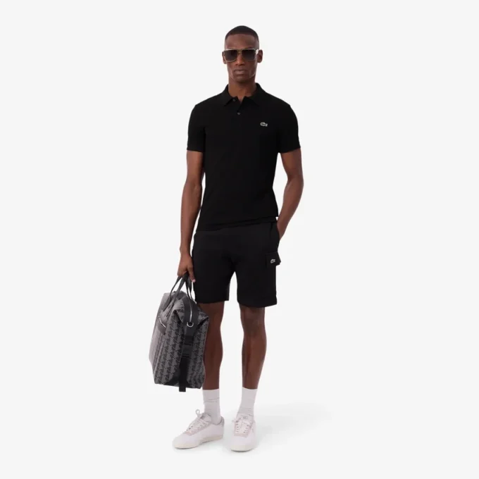 Slim Fit L.12.12 Piqua-pikétröja för herr Slim Fit L.12.12 Piqua-pikétröja för herr