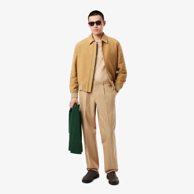 Slim Fit L.12.12 Piqua-pikétröja för herr Slim Fit L.12.12 Piqua-pikétröja för herr