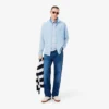Slim Fit L.12.12 Piqua-pikétröja för herr Slim Fit L.12.12 Piqua-pikétröja för herr