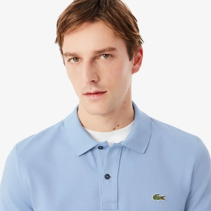 Slim Fit L.12.12 Piqua-pikétröja för herr Slim Fit L.12.12 Piqua-pikétröja för herr