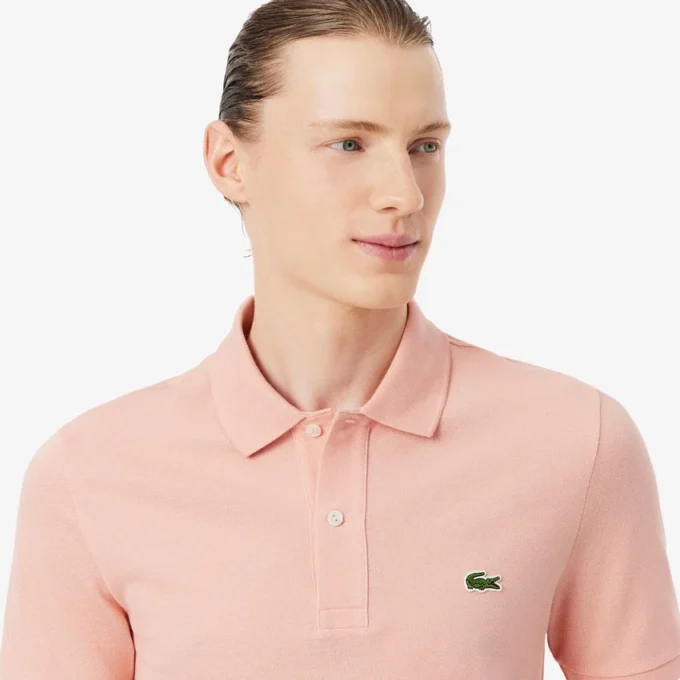 Slim Fit L.12.12 Piqua-pikétröja för herr Slim Fit L.12.12 Piqua-pikétröja för herr