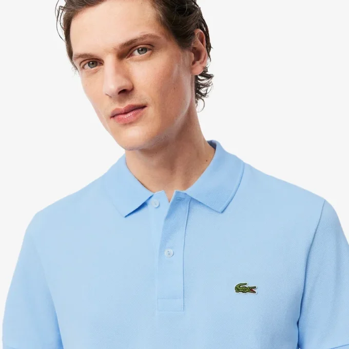 Slim Fit L.12.12 Piqua-pikétröja för herr Slim Fit L.12.12 Piqua-pikétröja för herr