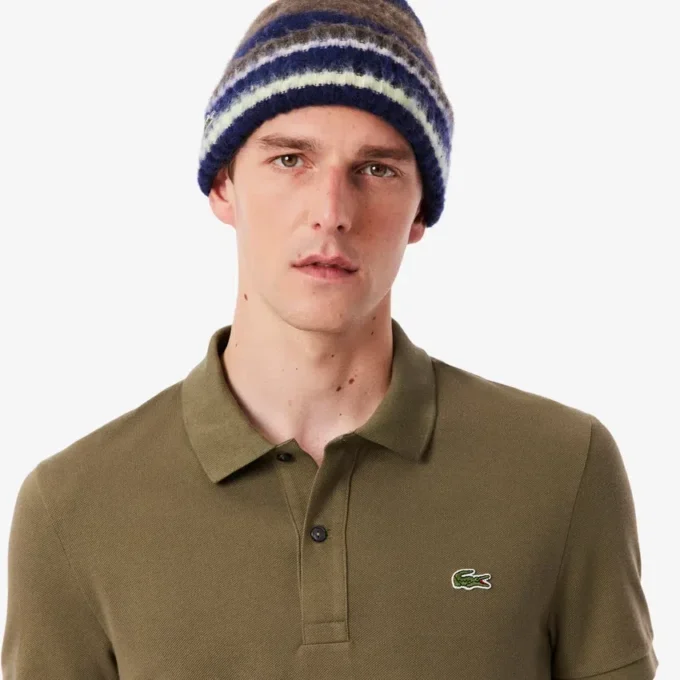 Slim Fit L.12.12 Piqua-pikétröja för herr Slim Fit L.12.12 Piqua-pikétröja för herr
