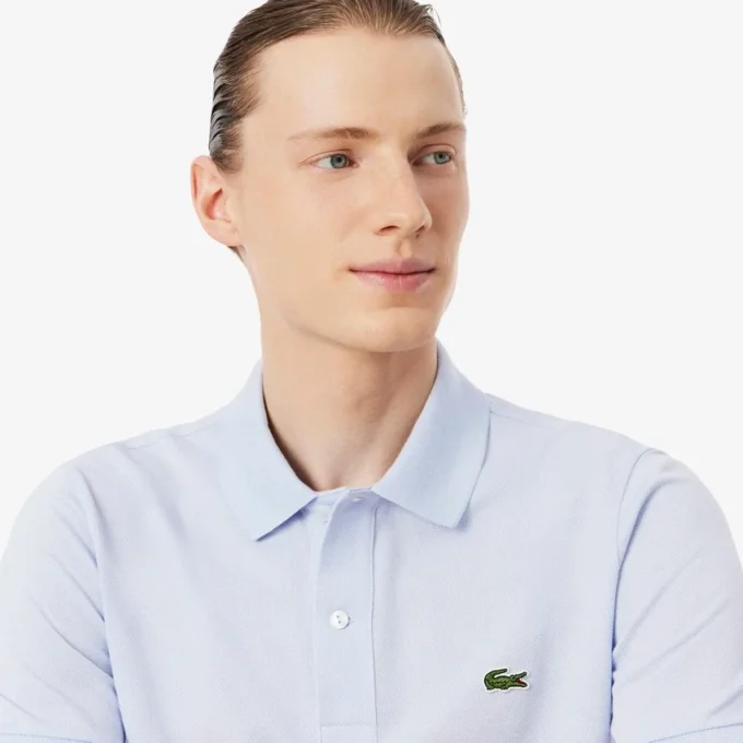 Slim Fit L.12.12 Piqua-pikétröja för herr Slim Fit L.12.12 Piqua-pikétröja för herr