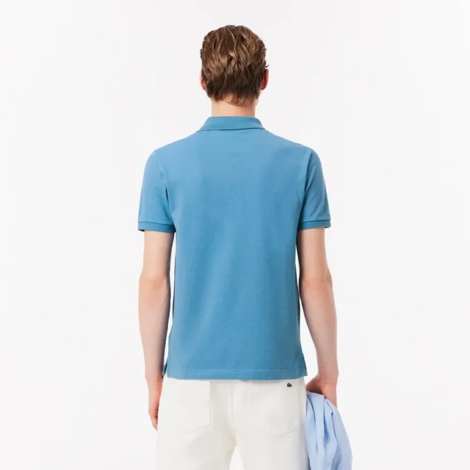 Slim Fit L.12.12 Piqua-pikétröja för herr Slim Fit L.12.12 Piqua-pikétröja för herr