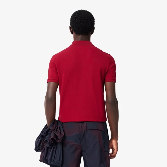 Slim Fit L.12.12 Piqua-pikétröja för herr Slim Fit L.12.12 Piqua-pikétröja för herr