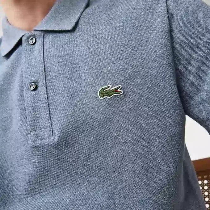 Slim Fit L.12.12 Piqua-pikétröja för herr Slim Fit L.12.12 Piqua-pikétröja för herr