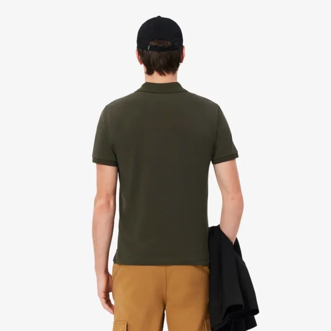 Slim Fit L.12.12 Piqua-pikétröja för herr Slim Fit L.12.12 Piqua-pikétröja för herr