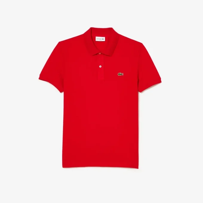 Slim Fit L.12.12 Piqua-pikétröja för herr Slim Fit L.12.12 Piqua-pikétröja för herr