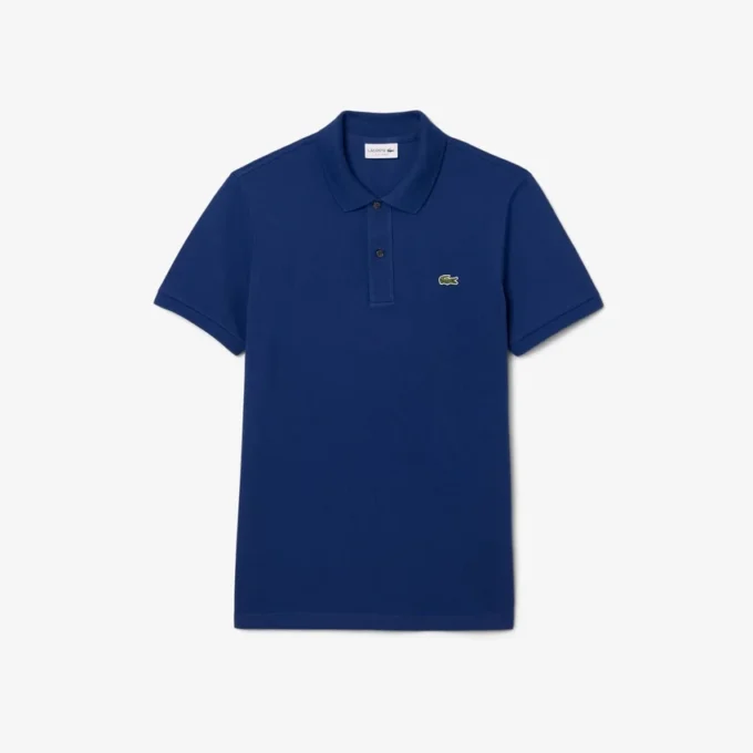 Slim Fit L.12.12 Piqua-pikétröja för herr Slim Fit L.12.12 Piqua-pikétröja för herr