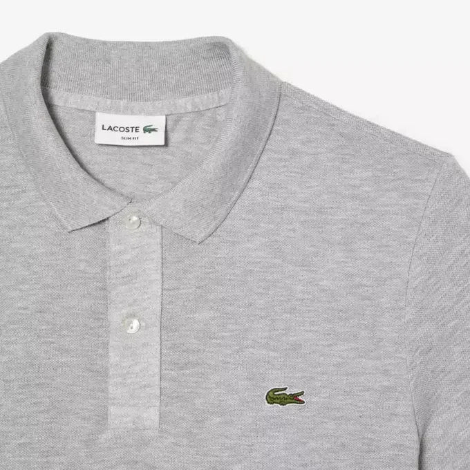Slim Fit L.12.12 Piqua-pikétröja för herr Slim Fit L.12.12 Piqua-pikétröja för herr