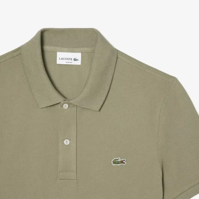 Slim Fit L.12.12 Piqua-pikétröja för herr Slim Fit L.12.12 Piqua-pikétröja för herr