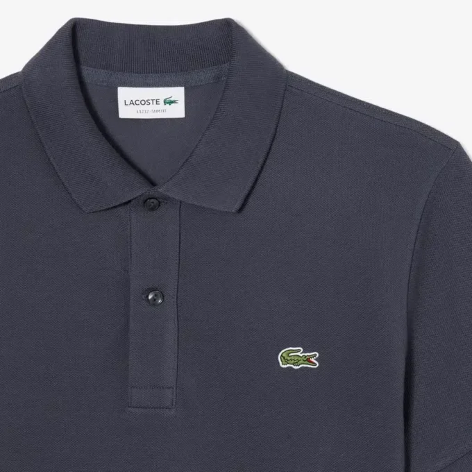 Slim Fit L.12.12 Piqua-pikétröja för herr Slim Fit L.12.12 Piqua-pikétröja för herr