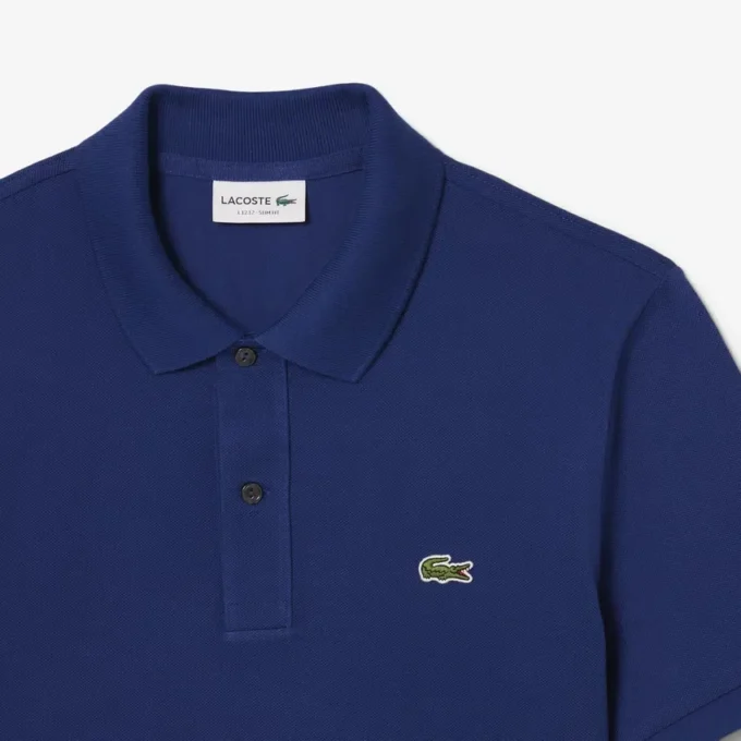 Slim Fit L.12.12 Piqua-pikétröja för herr Slim Fit L.12.12 Piqua-pikétröja för herr
