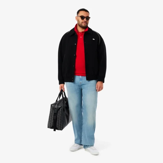 Slim Fit L.12.12 Piqua-pikétröja för herr Slim Fit L.12.12 Piqua-pikétröja för herr