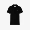 Slim Fit L.12.D ribbad bomullspikétröja för dam Slim Fit L.12.D ribbad bomullspikétröja för dam