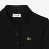 Slim Fit L.12.D ribbad bomullspikétröja för dam Slim Fit L.12.D ribbad bomullspikétröja för dam