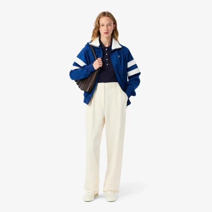 Slim fit L.12.D stretch-minipiqua-pikétröja för dam Slim fit L.12.D stretch-minipiqua-pikétröja för dam