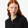 Slim fit L.12.D stretch-minipiqua-pikétröja för dam Slim fit L.12.D stretch-minipiqua-pikétröja för dam