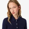 Slim fit L.12.D stretch-minipiqua-pikétröja för dam Slim fit L.12.D stretch-minipiqua-pikétröja för dam