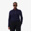 Slim fit L.12.D stretch-minipiqua-pikétröja för dam Slim fit L.12.D stretch-minipiqua-pikétröja för dam