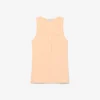 Slim fit-linne i ribbad bomull Slim fit-linne i ribbad bomull
