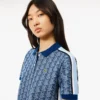 Slim Fit Monogram-pikétröja för dam Slim Fit Monogram-pikétröja för dam