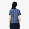 Slim Fit Monogram-pikétröja för dam Slim Fit Monogram-pikétröja för dam