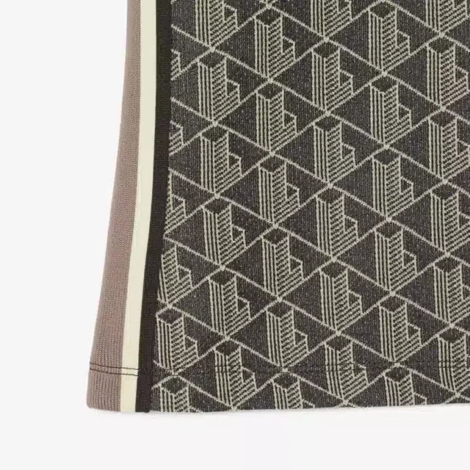 Slim Fit Monogram-pikétröja för dam Slim Fit Monogram-pikétröja för dam