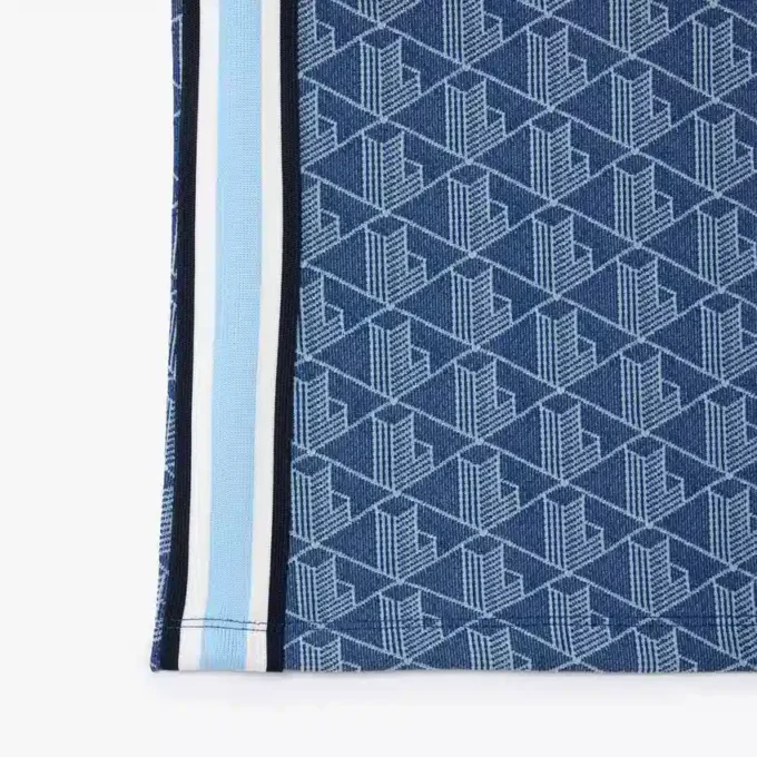 Slim Fit Monogram-pikétröja för dam Slim Fit Monogram-pikétröja för dam