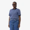 Slim Fit Monogram-pikétröja för dam Slim Fit Monogram-pikétröja för dam