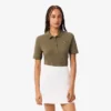 Slim fit-pikétröja för damer med värmereglerande egenskaper Slim fit-pikétröja för damer med värmereglerande egenskaper
