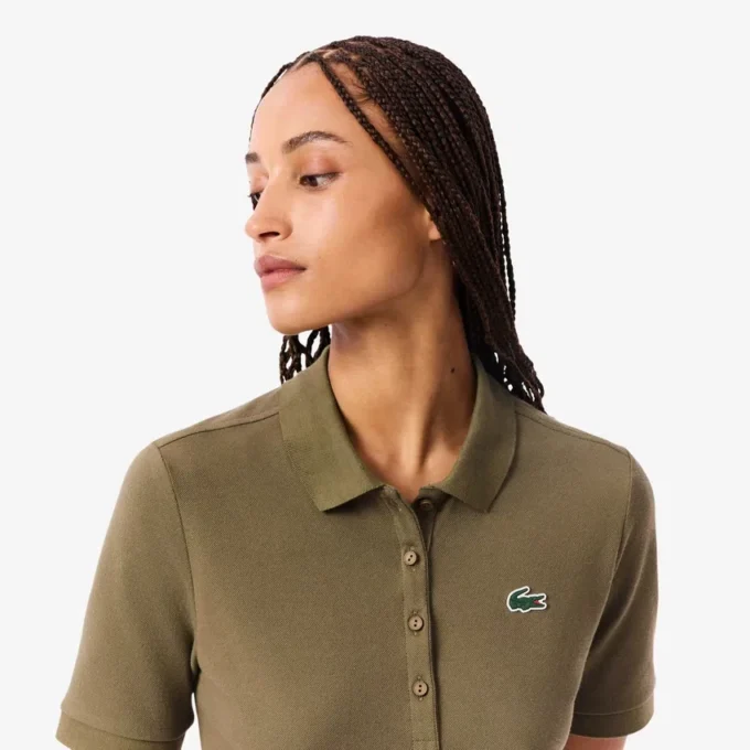 Slim fit-pikétröja för damer med värmereglerande egenskaper Slim fit-pikétröja för damer med värmereglerande egenskaper