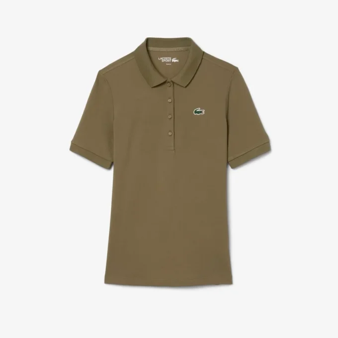 Slim fit-pikétröja för damer med värmereglerande egenskaper Slim fit-pikétröja för damer med värmereglerande egenskaper