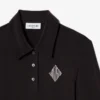 Slim fit-pikétröja med broderi