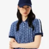 Slim Fit-pikétröja med monogram för dam