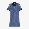 Slim Fit-pikétröja med monogram för dam