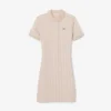 Slim Fit-pikétröja med monogram för dam
