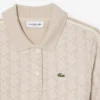Slim Fit-pikétröja med monogram för dam