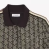 Slim Fit-pikétröja med monogram för dam