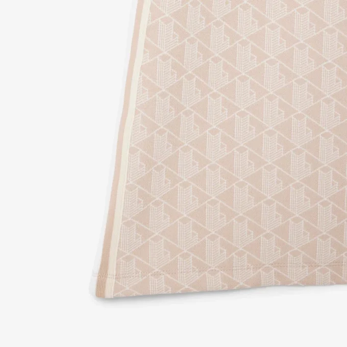 Slim Fit-pikétröja med monogram för dam