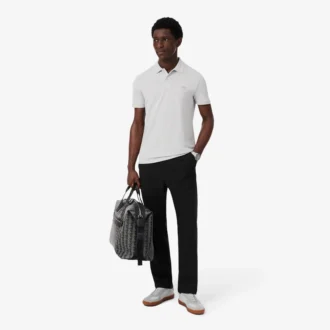 Slim Fit-pikétröja med märkeslogotyp