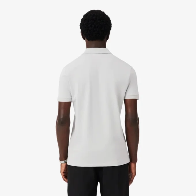 Slim Fit-pikétröja med märkeslogotyp