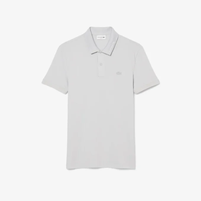 Slim Fit-pikétröja med märkeslogotyp