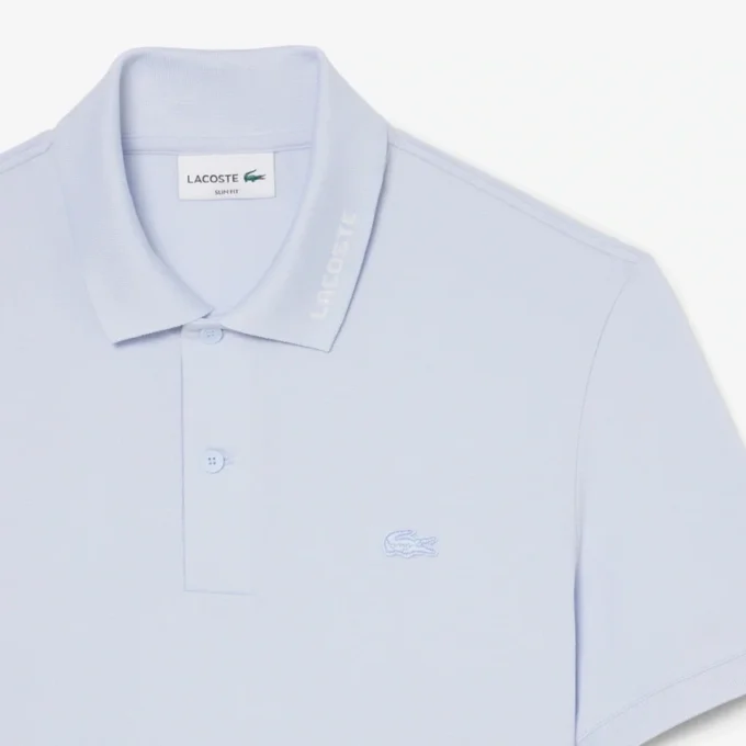 Slim Fit-pikétröja med märkeslogotyp Slim Fit-pikétröja med märkeslogotyp