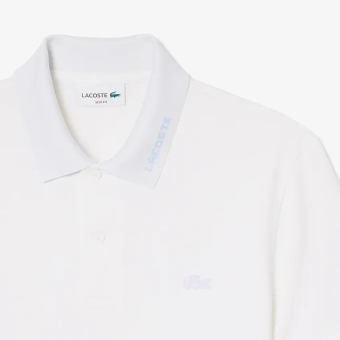 Slim Fit-pikétröja med märkeslogotyp